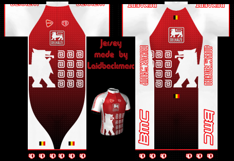 Main Shirt for Delhaize Cycling Team