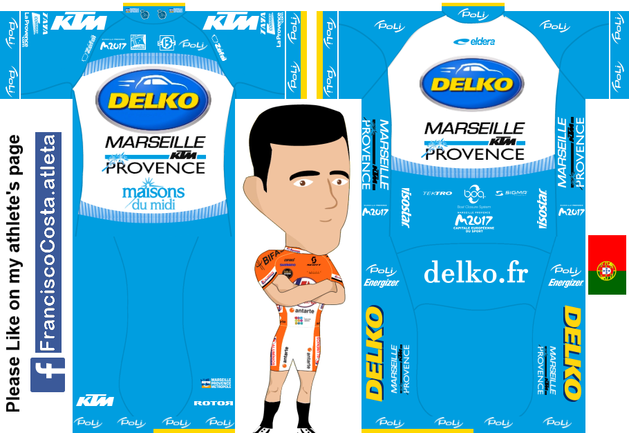 Main Shirt for Delko Marseille Provence KTM