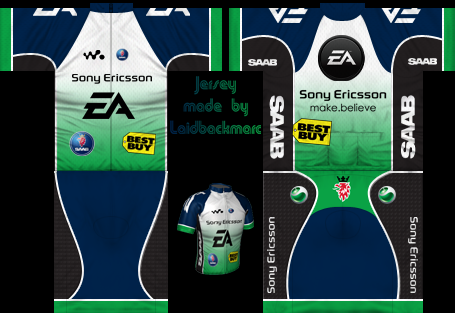 Main Shirt for Sony Professional Cycling Team
