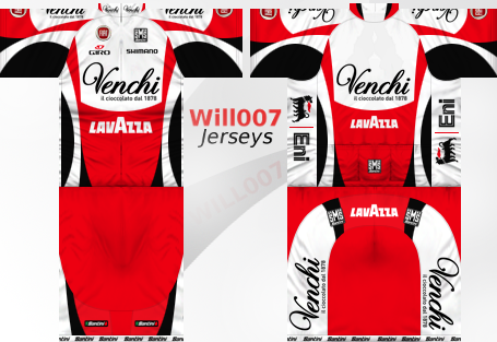 Main Shirt for Team Venchi ProCycling