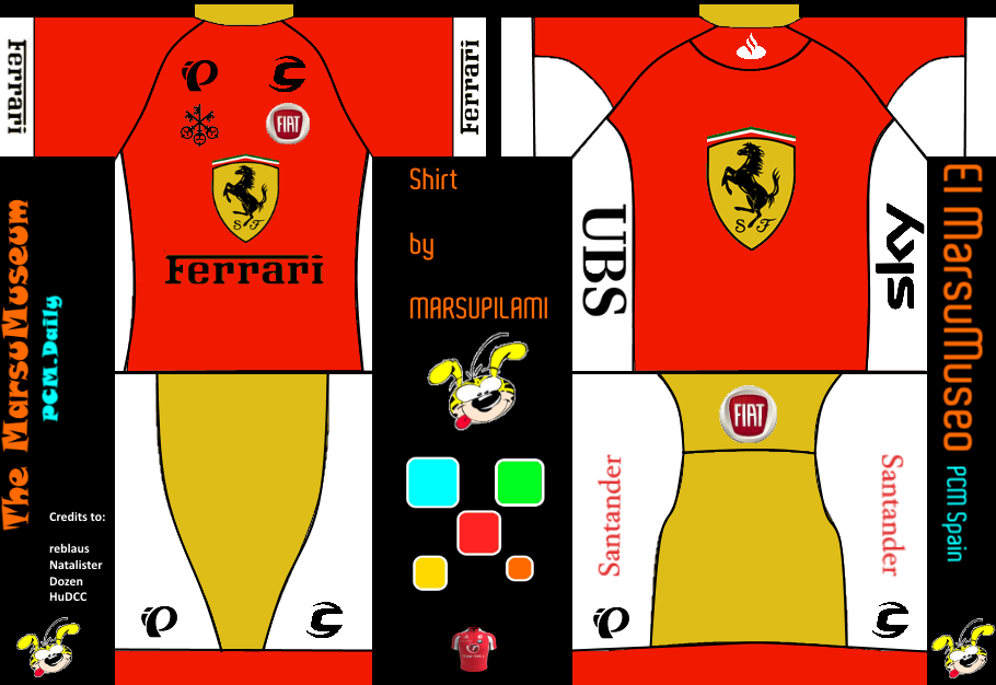 Main Shirt for Scuderia Ferrari