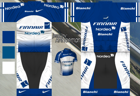 Main Shirt for Team Finnair-Nordea