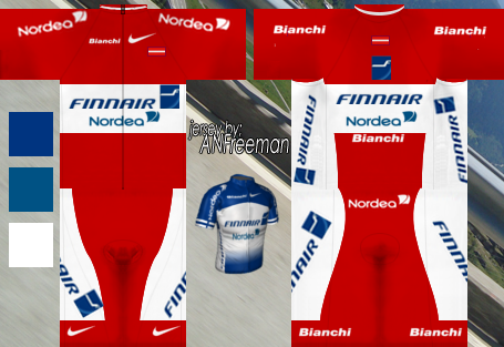 Main Shirt for Team Finnair-Nordea