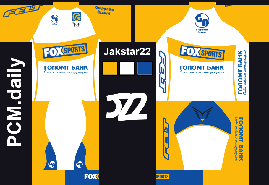 Main Shirt for Fox Sports - Golomt Cycling
