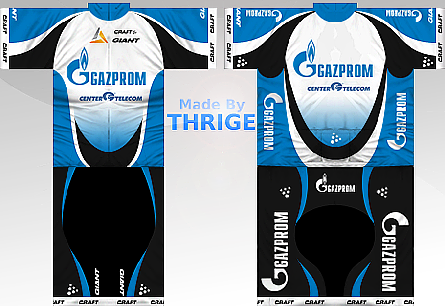 Main Shirt for Team Gazprom