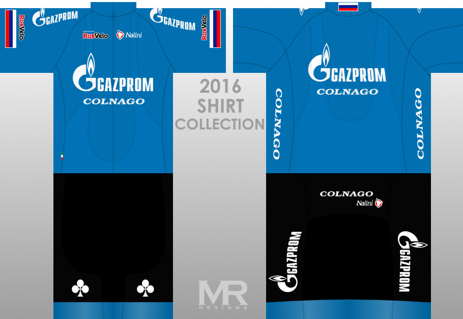 Main Shirt for Rusvelo - Gazprom