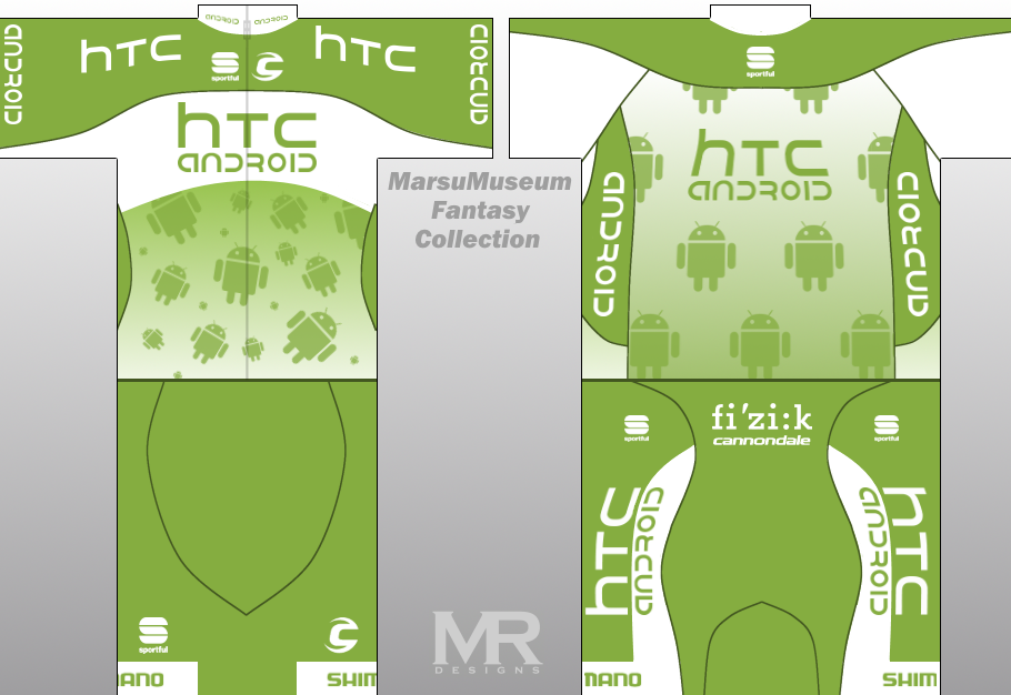 Main Shirt for HTC Pro Cycling Team