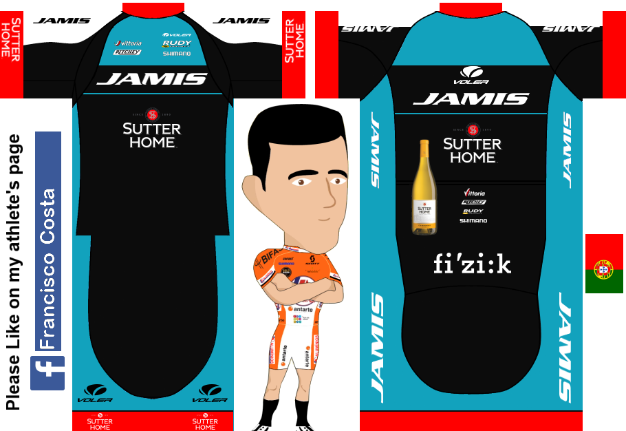 Main Shirt for Jamis/Sutter Home presented by Colavita