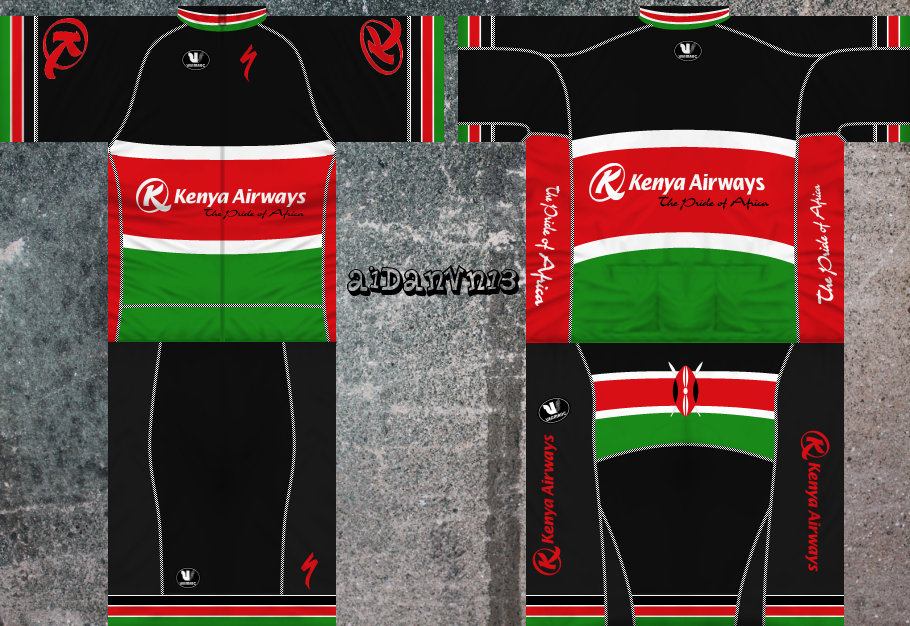 Main Shirt for Team Kenya Airways