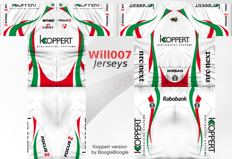 Main Shirt for Koppert Cycling Team