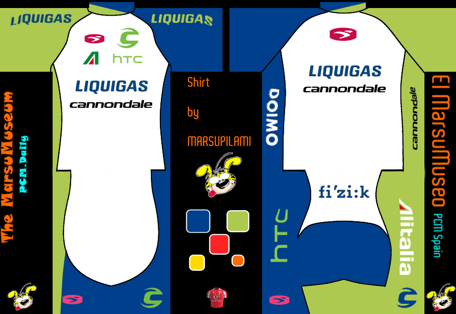 Main Shirt for Liquigas