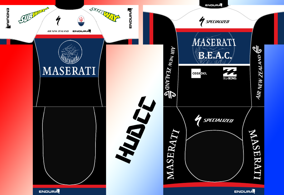 Main Shirt for Maserati-BEAC Procycling