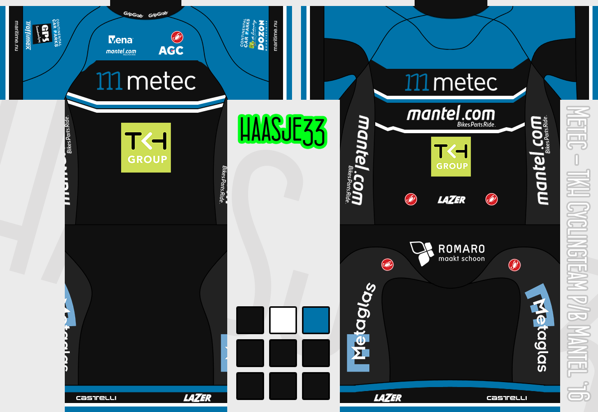 Main Shirt for Metec - TKH Cyclingteam pb Mantel