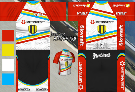 Main Shirt for Team Metinvest-Slovnaft