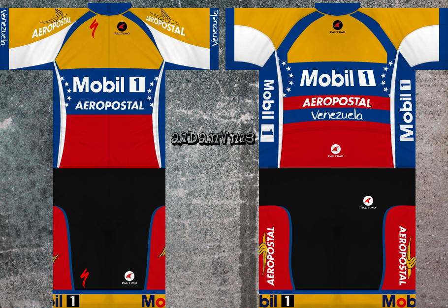 Main Shirt for Mobil - Aeropostal Ciclismo