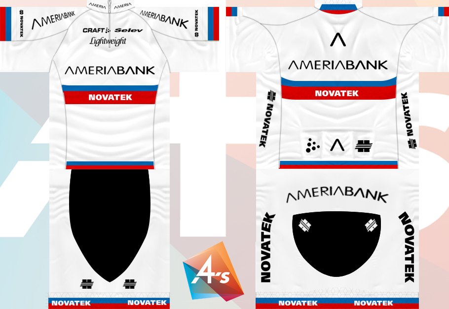 Main Shirt for Team Ameriabank-Novatek