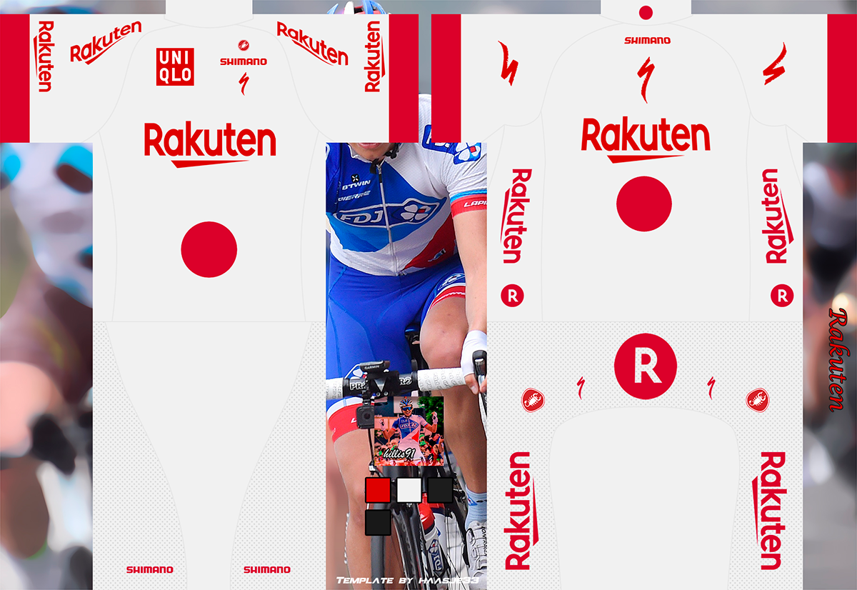 Main Shirt for Rakuten Pro Cycling