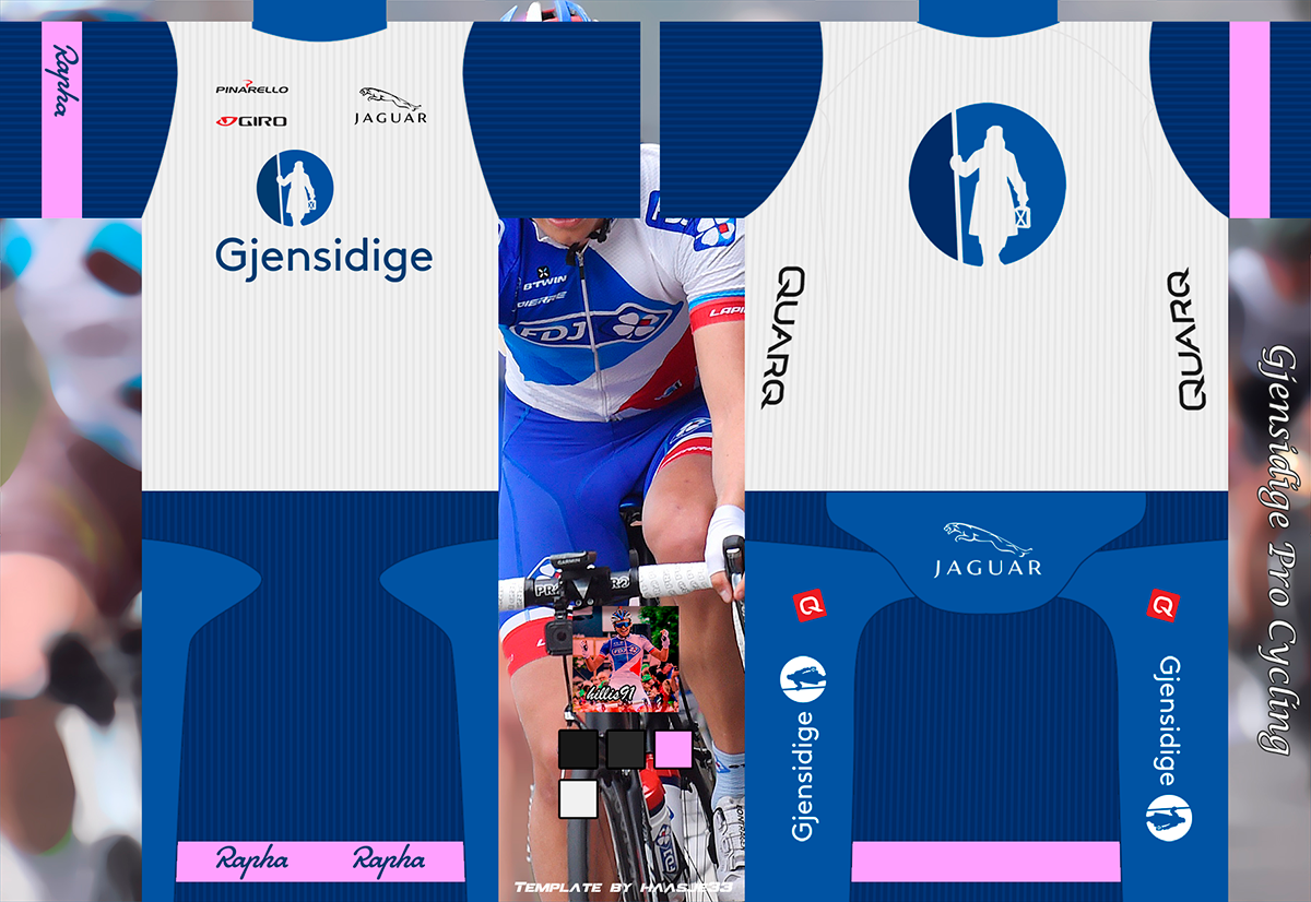 Main Shirt for Gjensidige Pro Cycling Team