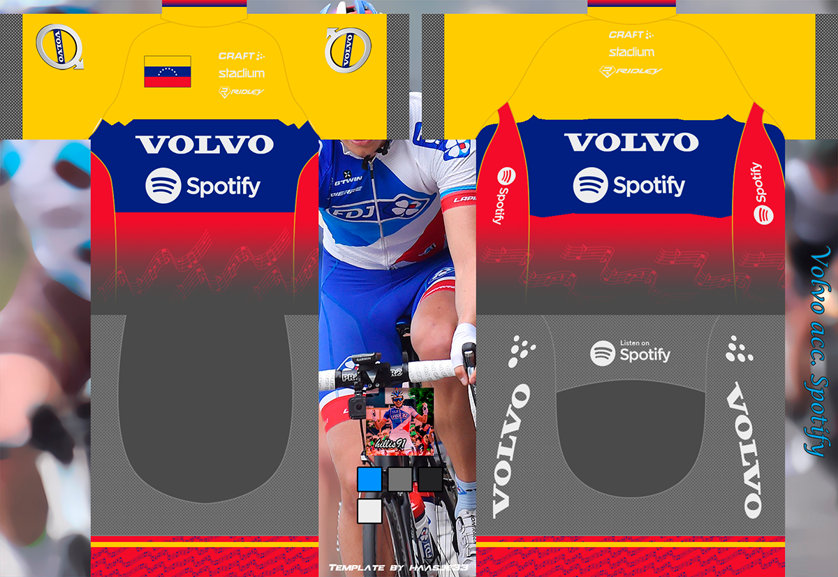 Main Shirt for Volvo acc. by Spotify