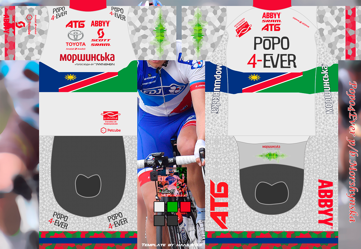 Main Shirt for Team Popo4Ever p/b Morshynska