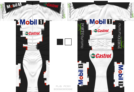 Main Shirt for Mobil - Castrol Cycling