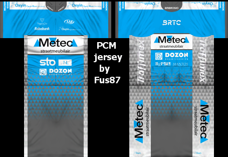 Main Shirt for Metec Cycling Team