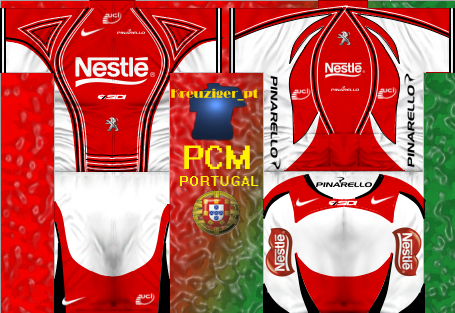 Main Shirt for Nestlé Cycling Team