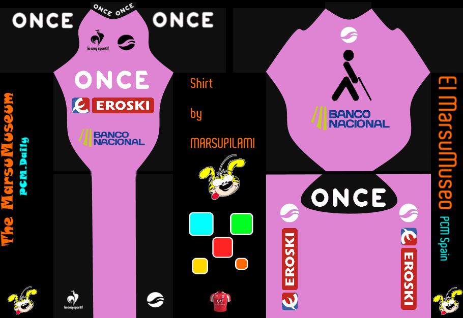 Main Shirt for ONCE-Eroski
