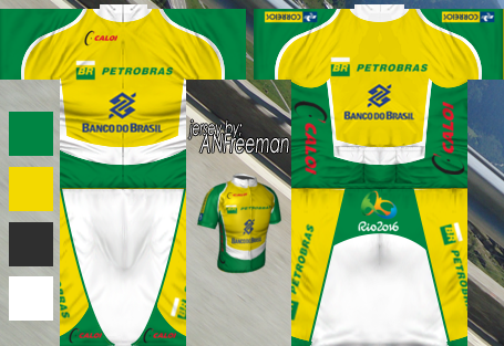 Main Shirt for Team Petrobras-Banco do Brasil