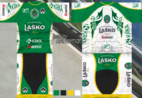 Main Shirt for Pivovarna Laško Cycling Team