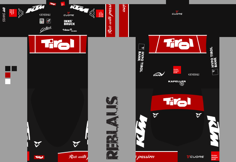 Main Shirt for Tirol Cycling Team