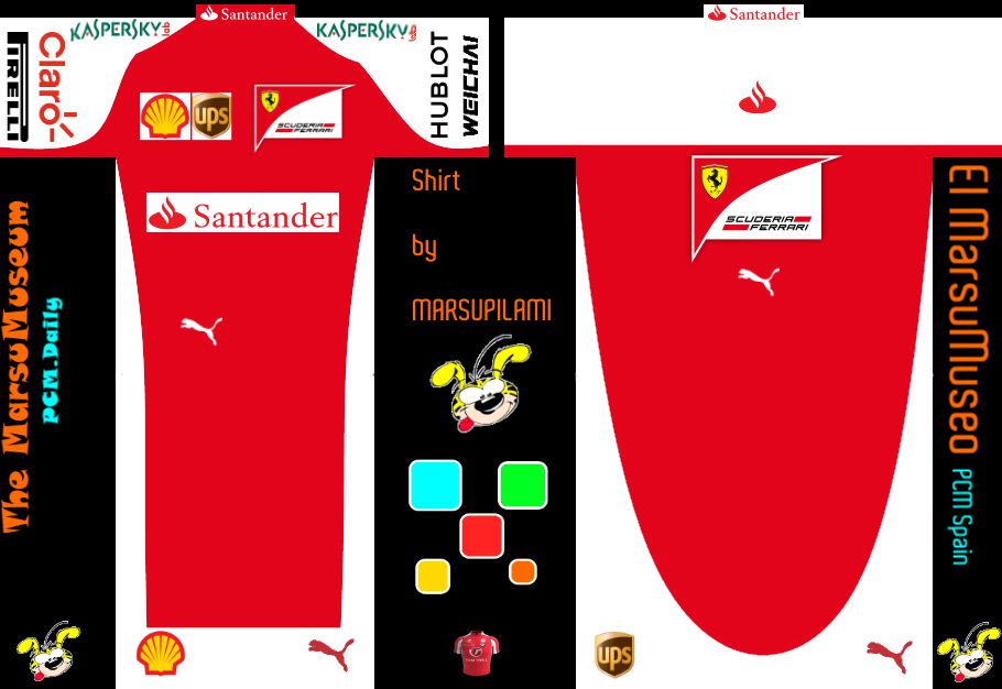 Main Shirt for Scuderia Ferrari
