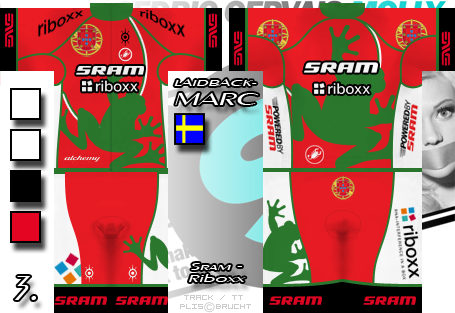Main Shirt for Sram-Riboxx Cycling Team