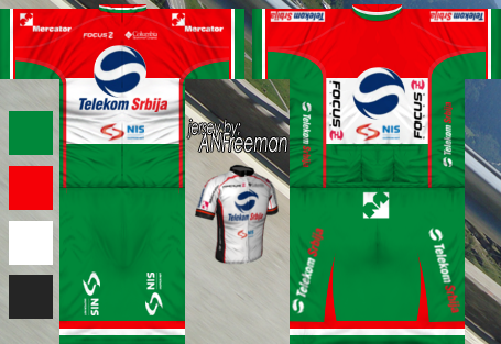 Main Shirt for Team Serbian Telecom