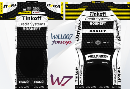 Main Shirt for Tinkoff Bank - Rosneft OJSC