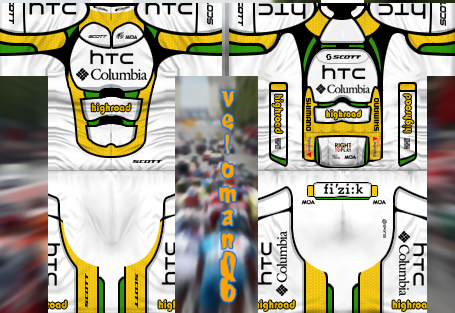 Main Shirt for Team HTC - Columbia