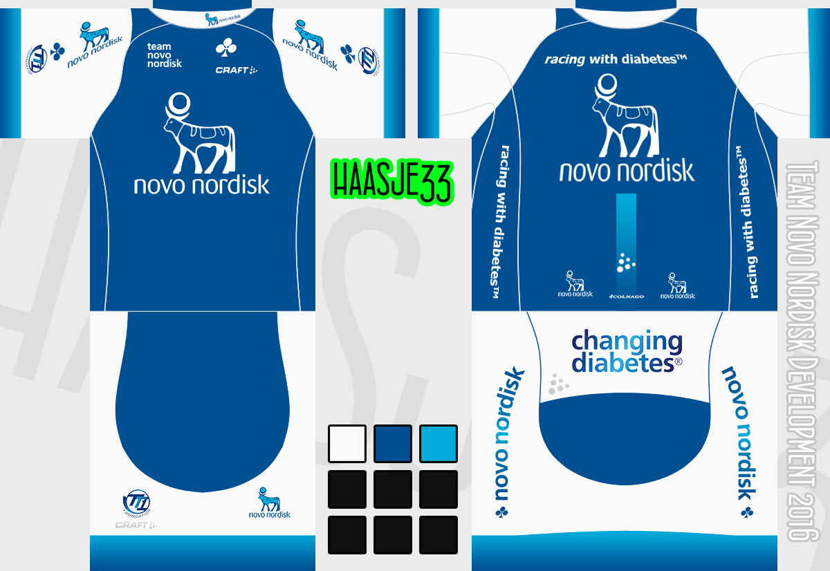 Main Shirt for Team Novo Nordisk Development