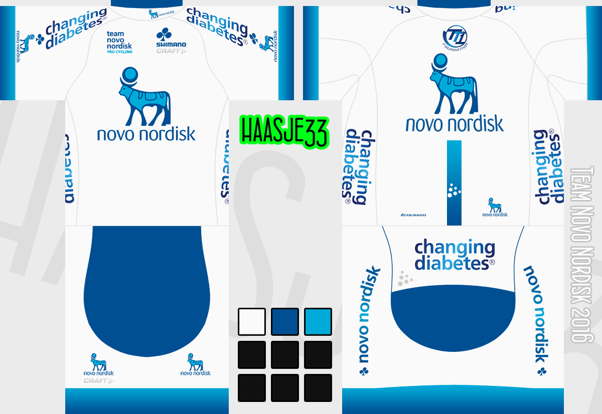 Main Shirt for Team Novo Nordisk
