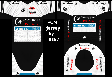 Main Shirt for Terengganu Cycling Team