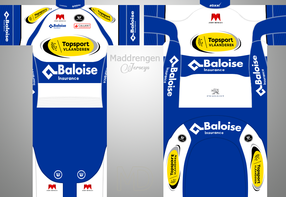 Main Shirt for Topsport Vlaanderen - Baloise