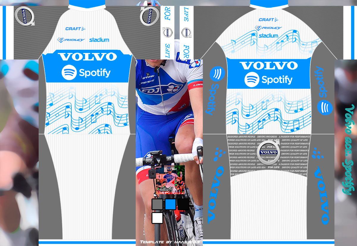 Main Shirt for Volvo acc. by Spotify