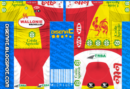 Main Shirt for Wallonie Bruxelles-Crédit Agricole