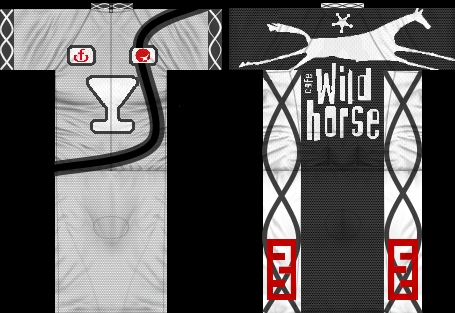 Main Shirt for White Bear - Wild Horse