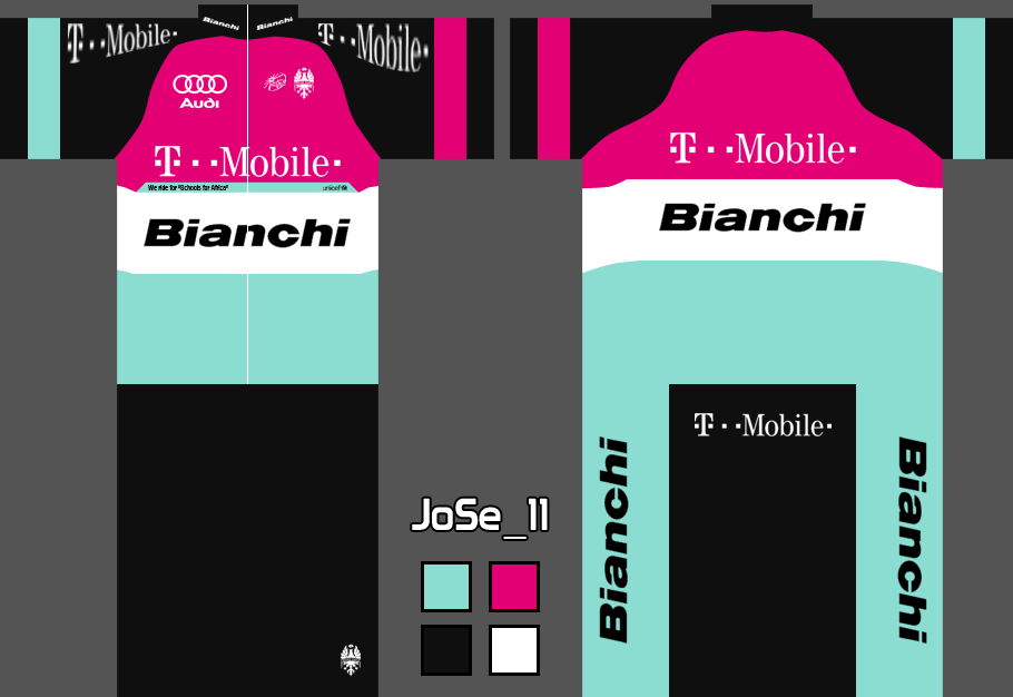 Main Shirt for Bianchi T Mobile