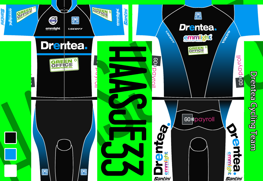 Main Shirt for Drentea Cycling Team