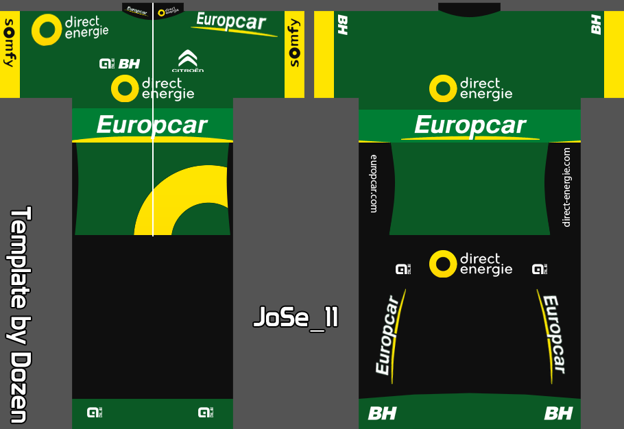 Main Shirt for Europcar - Direct Energie