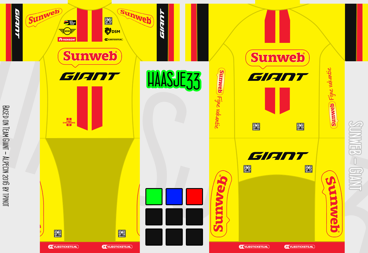 Main Shirt for Sunweb - Giant