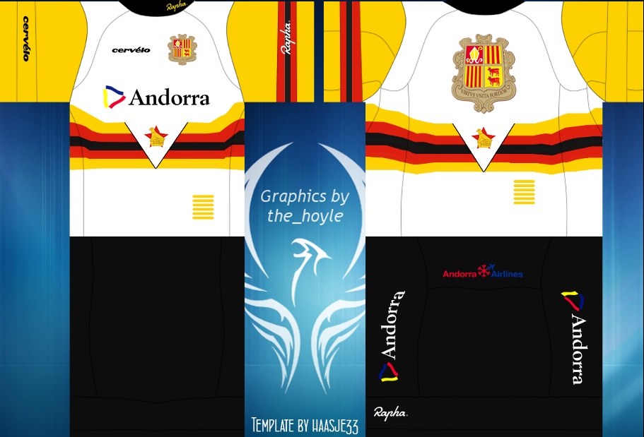 Main Shirt for Andorra Cycling Project