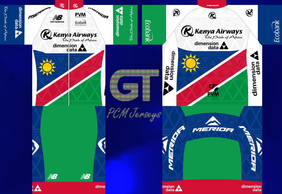 Main Shirt for Kenya Airways - Dimension Data
