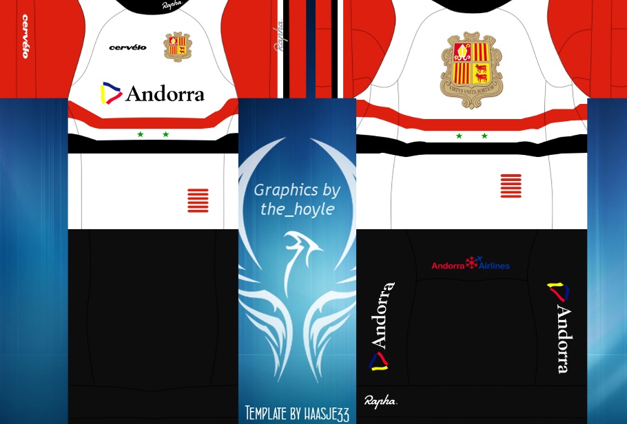 Main Shirt for Andorra Cycling Project